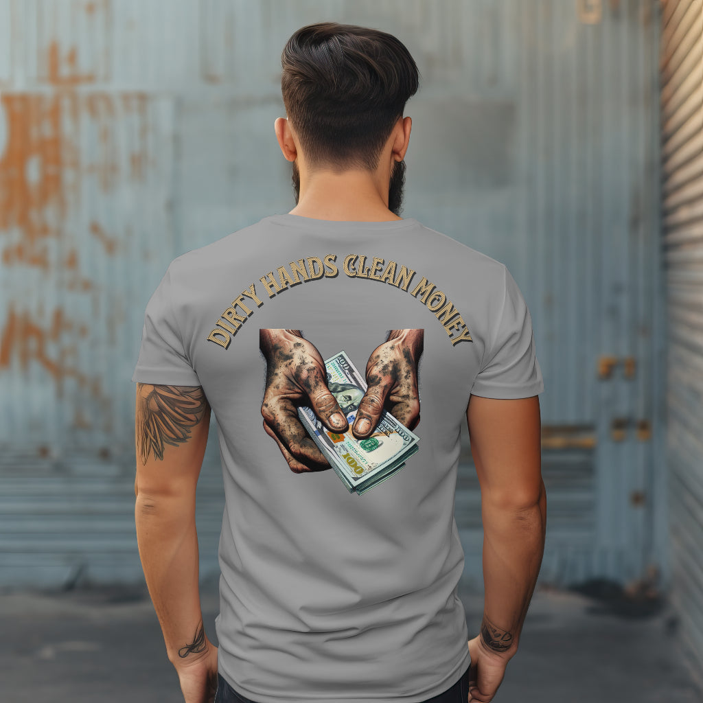 Dirty Hands Clean Money Pocket Tee